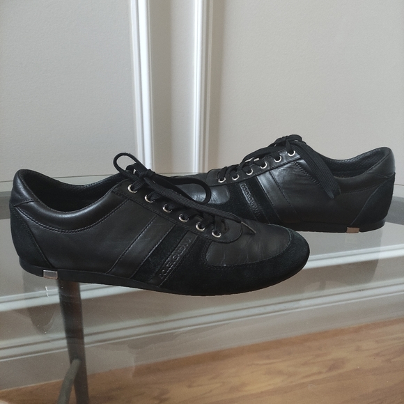 Dolce & Gabbana logo leather sneakers men's 9